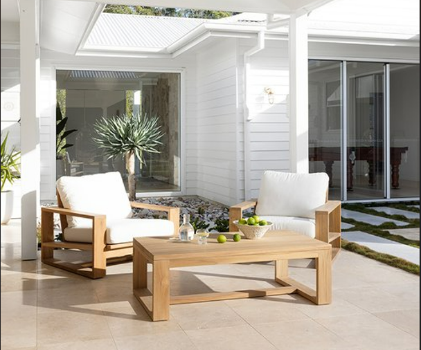patio lounge chair with arm set