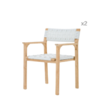 Outdoor Teak Dining Arm Chair