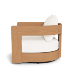 Outdoor Teak Swivel Lounge Chair