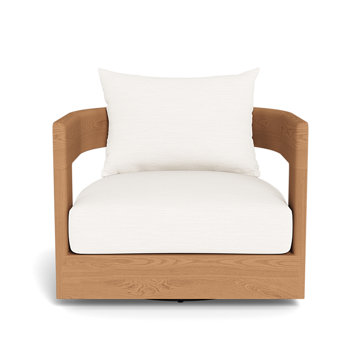 Outdoor Teak Swivel Lounge Chair