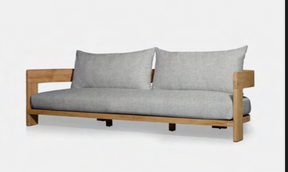 Samsara Teak 3-Seat Sofa - Image 4
