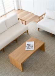 Teak wood coffee table